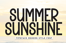 Summer Sunshine | Script Font