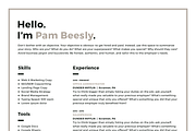 2 Page Resume Template / CV Template, a Resume Template by More Profesh (Thumbnail 8 of 9)