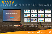 Ravia PowerPoint Presentation, a Presentation Template by Affantjie Photowork (Thumbnail 1 of 9)