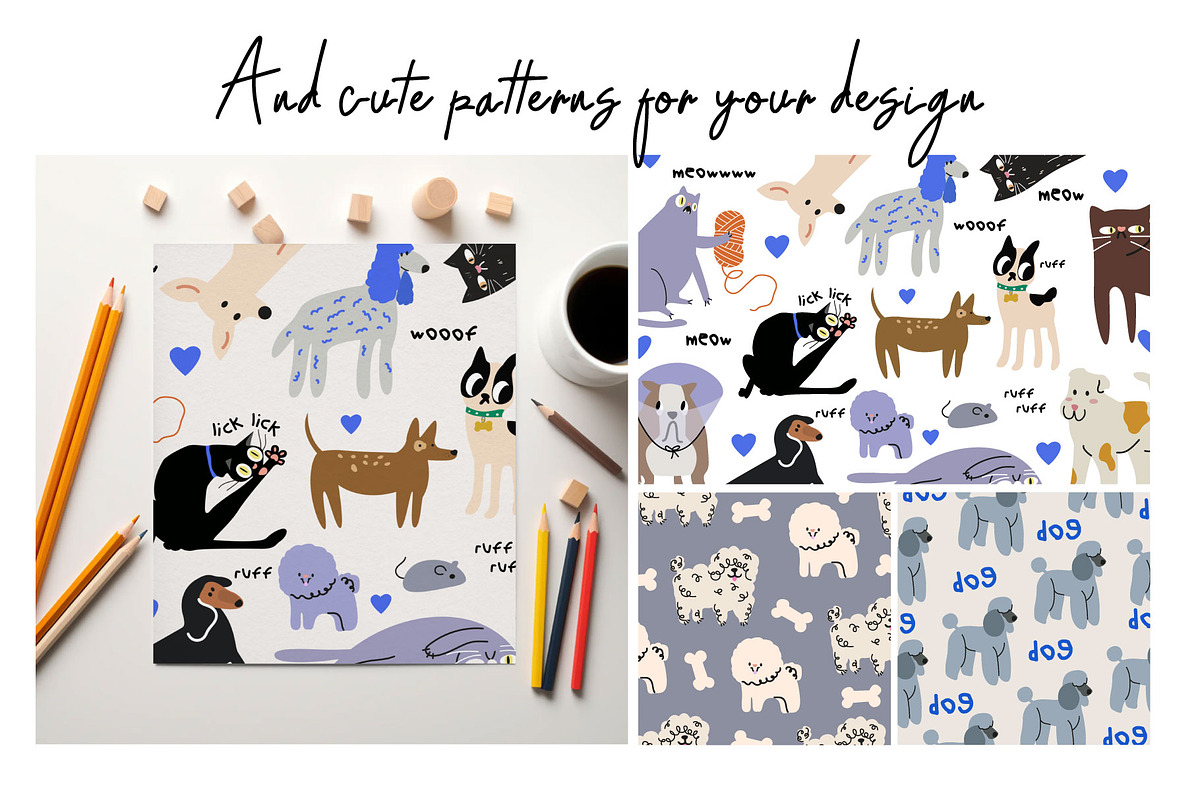 Cats and dogs vector illustrations, an Animal Illustration by Luamor (Photo 14 of 15)