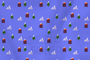 December Houses, a Pattern Graphic by StudioSonna (Thumbnail 2 of 3)