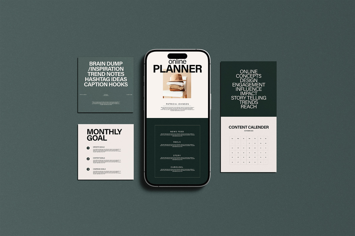 Online Planner Post Template, a Social Media Template by Creatiya Type (Photo 5 of 6)