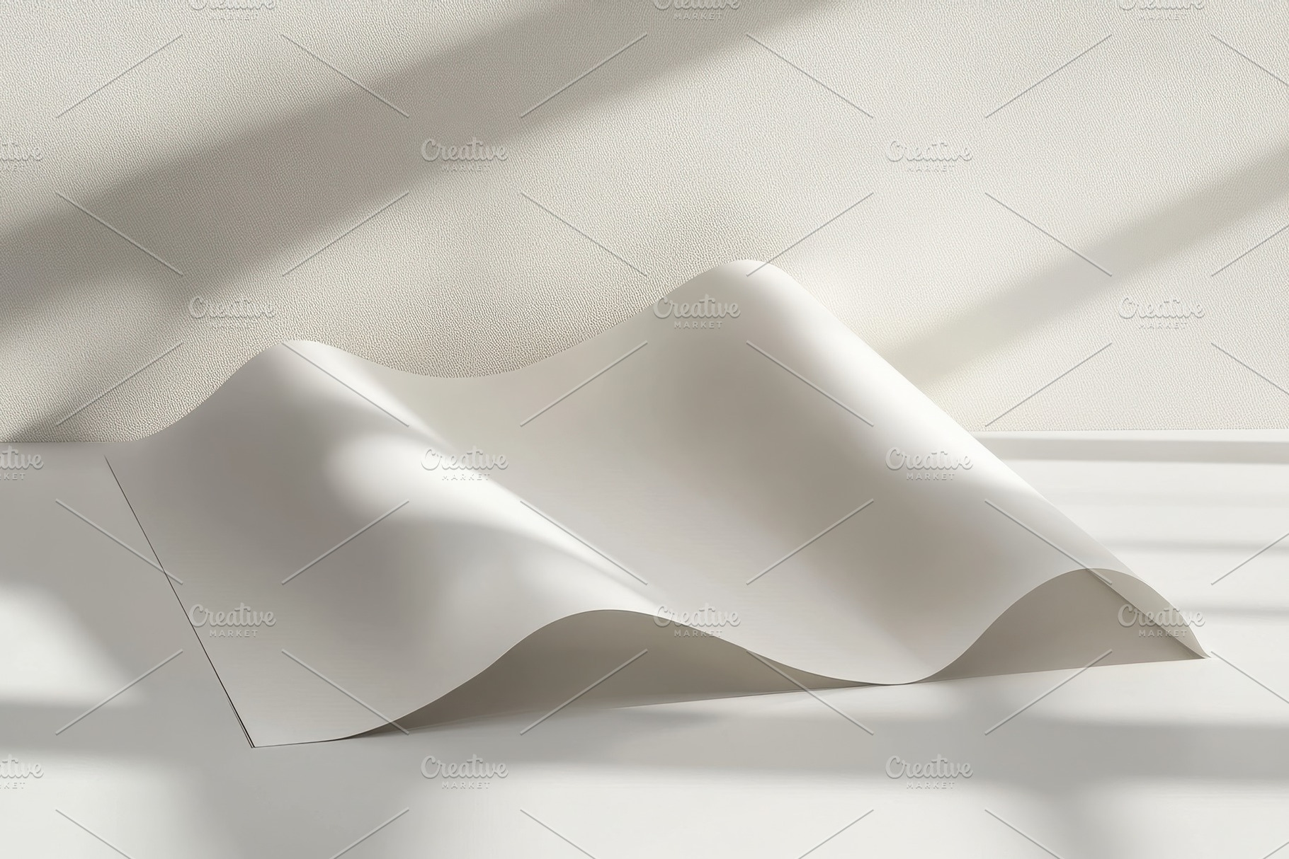 White paper waves sunlight shadows m, a Background Photo by Pixeness Studio