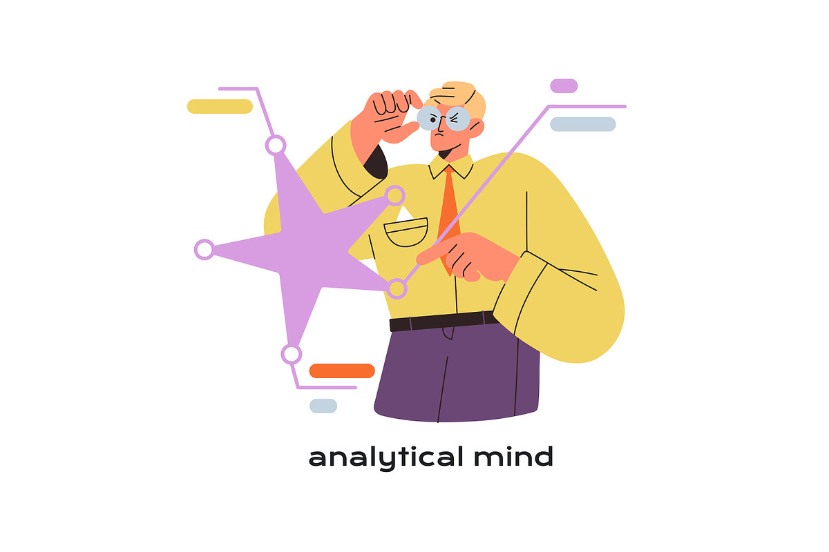 Soft skills for work, business set, a Person Illustration by PaperTrident (Photo 2 of 16)