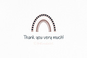 Bohemian Rainbow - Baby boho clipart, an Illustration by BrillCreateArt (Thumbnail 5 of 5)