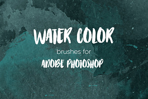 60 Soft Watercolor Brushes For PS