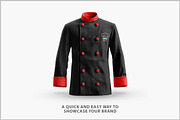 Chef Kitchen Uniform Mockup PSD, a Shirt Mockup by Bruno's Shop (Thumbnail 2 of 4)
