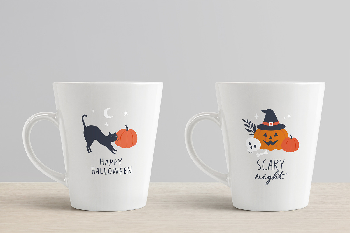 Halloween Clipart & Patterns, an Object Graphic by mejorana (Photo 5 of 11)