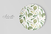 Green Vegetables seamless pattern, a Pattern Graphic by SirenaArt (Thumbnail 9 of 11)