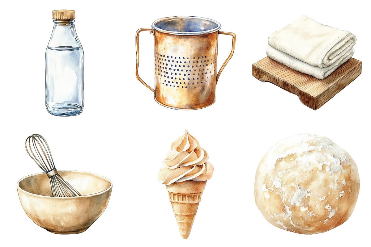 Neutral Baking Clipart, an Illustration by Daily.Designs (Photo 2 of 5)