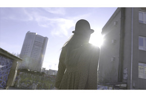 Fashionable Young Woman Model In Hat