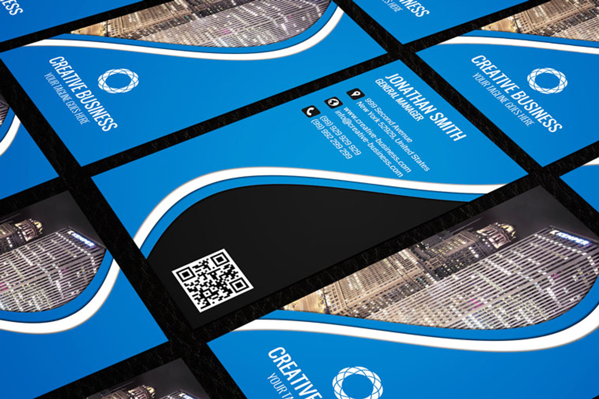 Modern Corporate Business Card CM018, a Business Card Template by annozio (Photo 4 of 4)