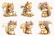 Whimsical Strawberry Squirrel, a Seasonal Illustration by Designworld (Thumbnail 2 of 10)