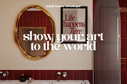 ISIS | Luxury Bathroom Frame Mockups, a Household Mockup by SoleilHomeMockups (Thumbnail 8 of 9)