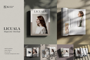 Licuala || Magazine Mockup
