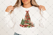 Christmas Book Stack PNG, an Illustration by Craft Nest (Thumbnail 2 of 6)