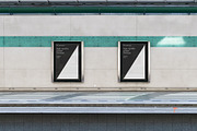 Subway Poster Mockup Bundle Metro, an Advertising Mockup by FoundImages (Thumbnail 56 of 61)
