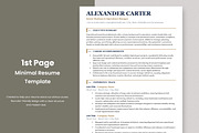 ATS Resume Template | Clean CV Word, a Resume Template by Anjum Ilyas (Thumbnail 2 of 7)