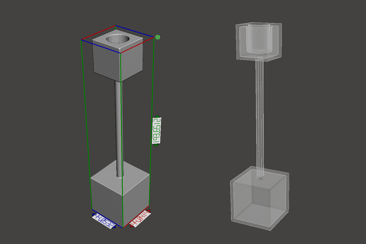 5 Сubic Candelabrum 3D Printing Set, an Object 3D Model by Kseniya-Omega (Photo 6 of 12)