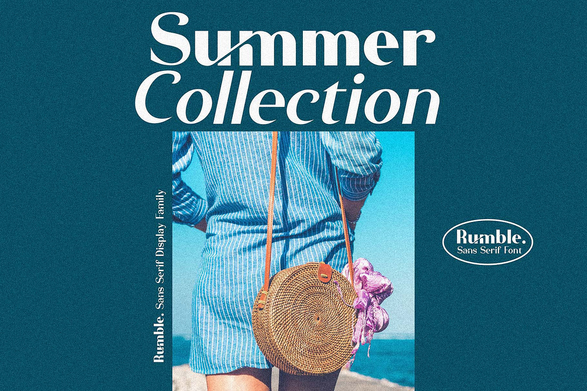 Rumble//Elegant Typeface preview 3