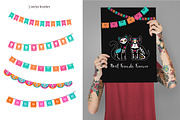 Dia de los Muertos, animals skulls, an Animal Illustration by Marish (Thumbnail 7 of 10)
