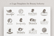 Set Beauty Salon, a Branding & Logo Template by IKarGraphics (Thumbnail 1 of 8)