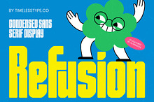 Refusion Condensed Sans Serif