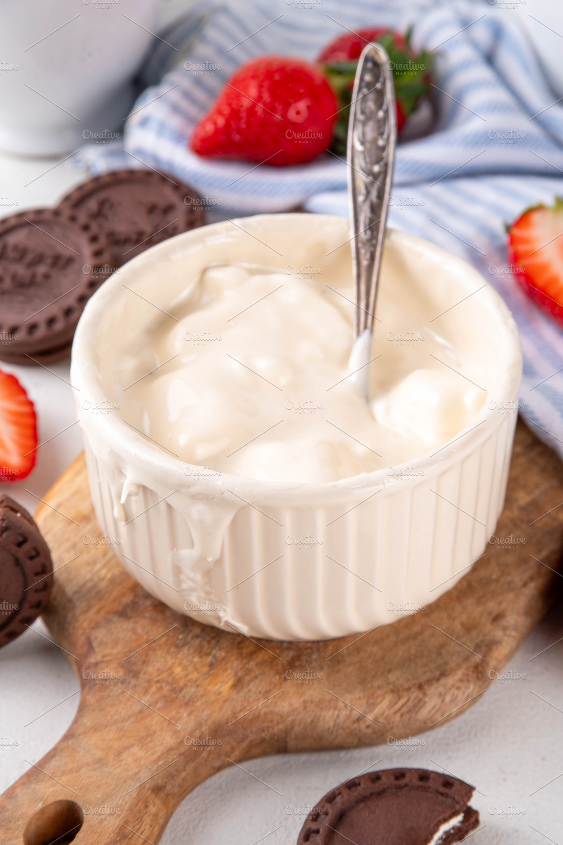 Liquid marshmallow fluff, a Food & Drink Photo by Rimma