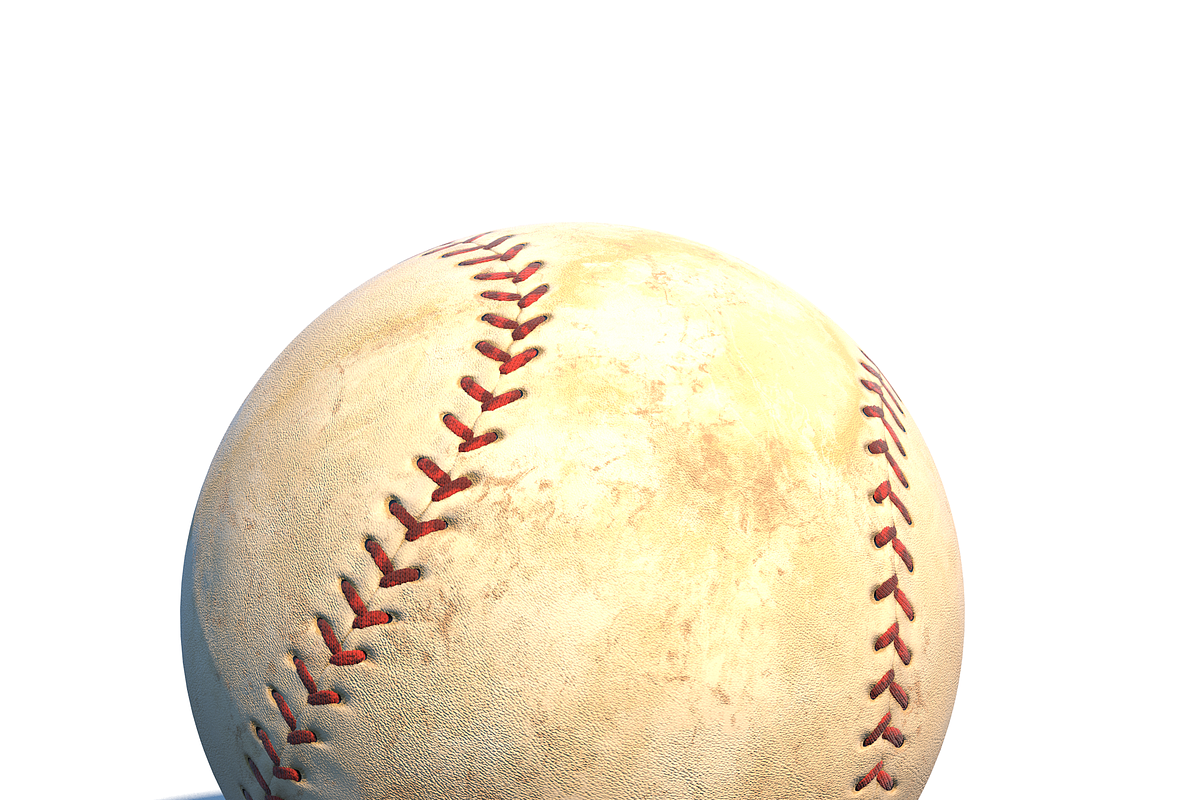 Old Baseball PBR, an Object 3D Model by Daniel Mikulik (Photo 9 of 11)