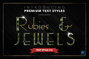 Rubies & Jewels #3 - 20 Text Styles, a Layer Style Add-On by Jonas Stensgaard (Thumbnail 13 of 23)