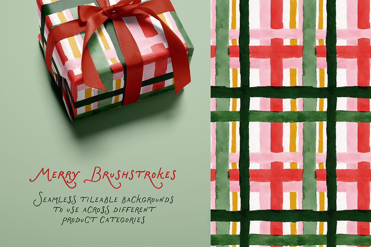 Patterned Christmas backgrounds, a Background Graphic by Essentially Nomadic (Photo 8 of 10)