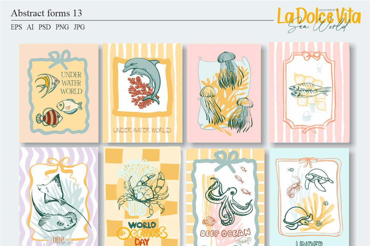 La Dolce Vita-Sea world, an Animal Illustration by Collection by VY (Photo 4 of 15)