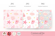 Cute Shell Seamless Pattern, a Pattern Graphic by Chonnieartwork (Thumbnail 3 of 5)
