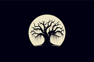 silhouette dead tree icon logo, a Branding & Logo Template by Blazybone