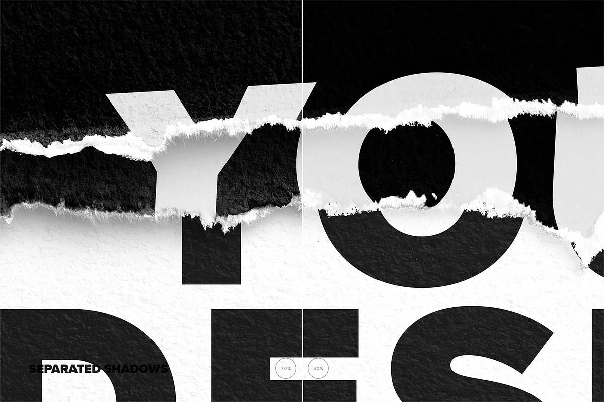 Ripped Paper Collage Poster, a Product Mockup by Custom Scene (Photo 9 of 10)