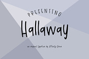 Hallaway, a Sans Serif Font by Affinity Grove (Thumbnail 1 of 11)