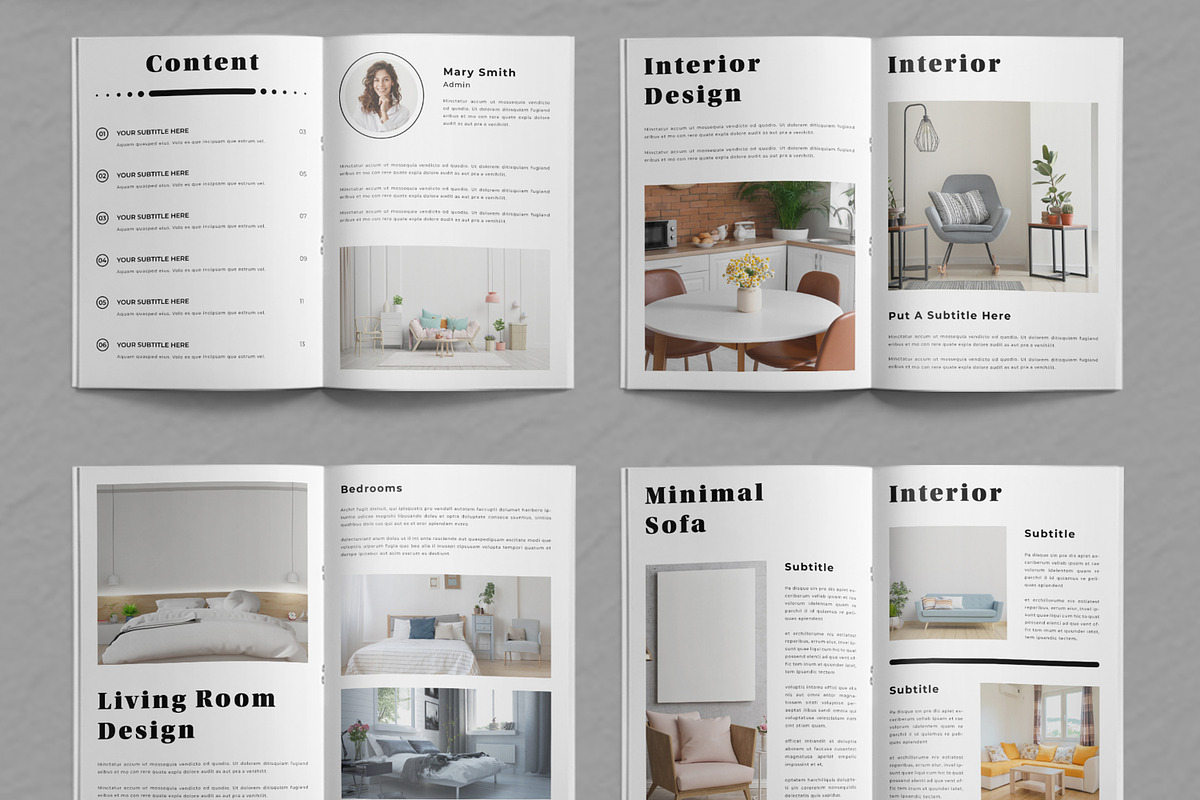 Interior Book Layout, a Magazine Template by ContestDesign (Photo 2 of 3)