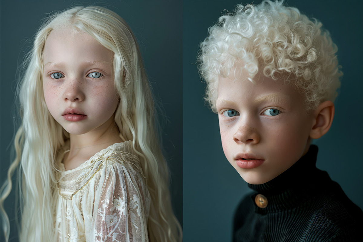 66 Albino persons, a Person Photo by Handmadefont (Photo 5 of 10)