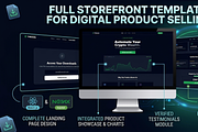 Automated Digital Selling Store, a React Template by graphicforest (Thumbnail 11 of 12)
