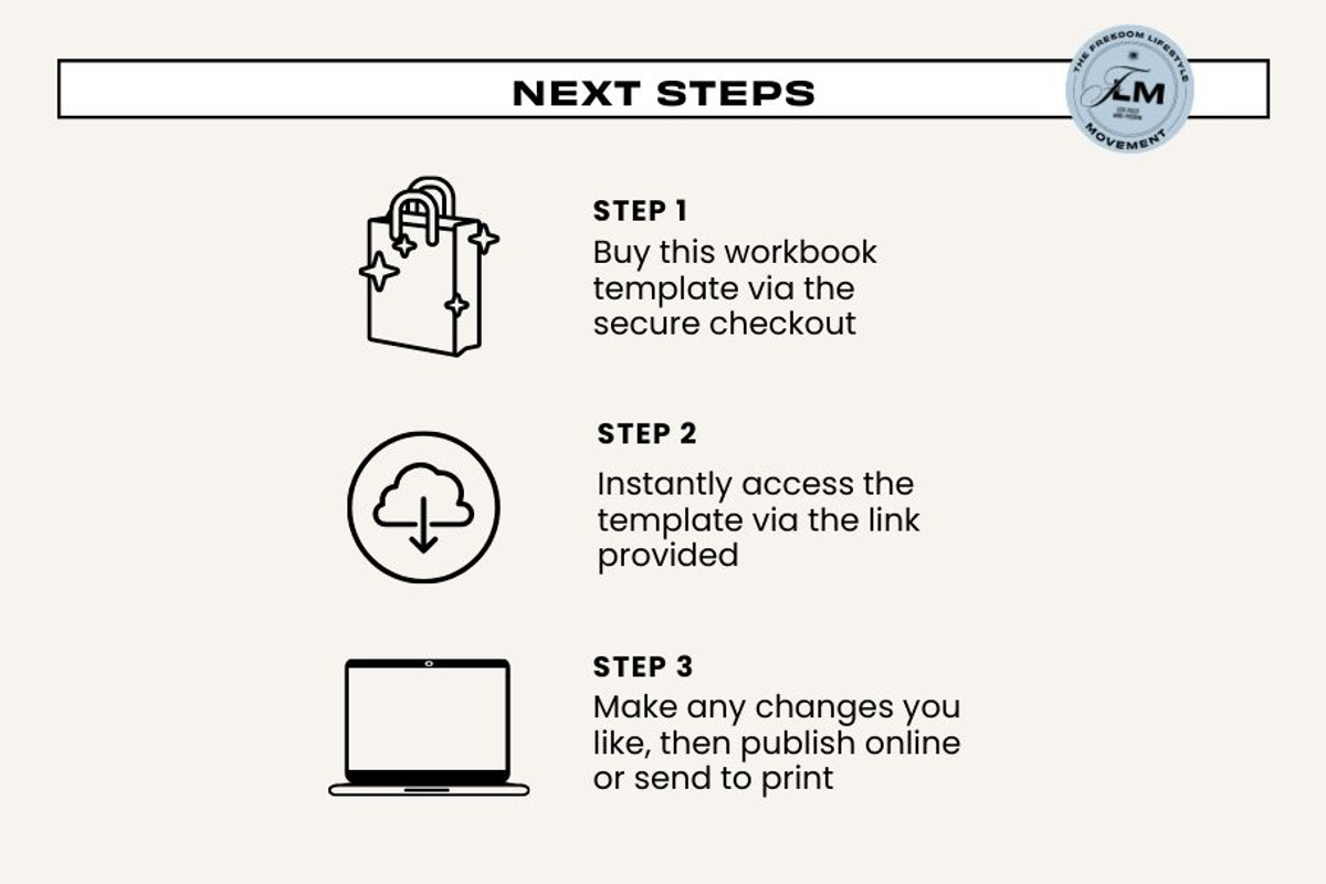Course Workbook - Tropical Boho, a Social Media Template by Freedom Business Shop (Photo 9 of 9)