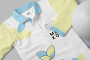 Girl Full Sleeve Polo Shirt Mockups, a Shirt Mockup by megostudi0 (Thumbnail 3 of 6)