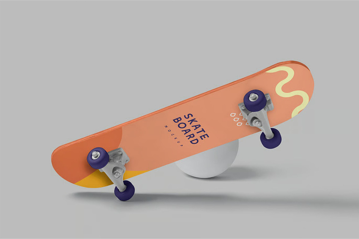 Skateboard Mockups, an Advertising Mockup by megostudi0 (Photo 4 of 7)