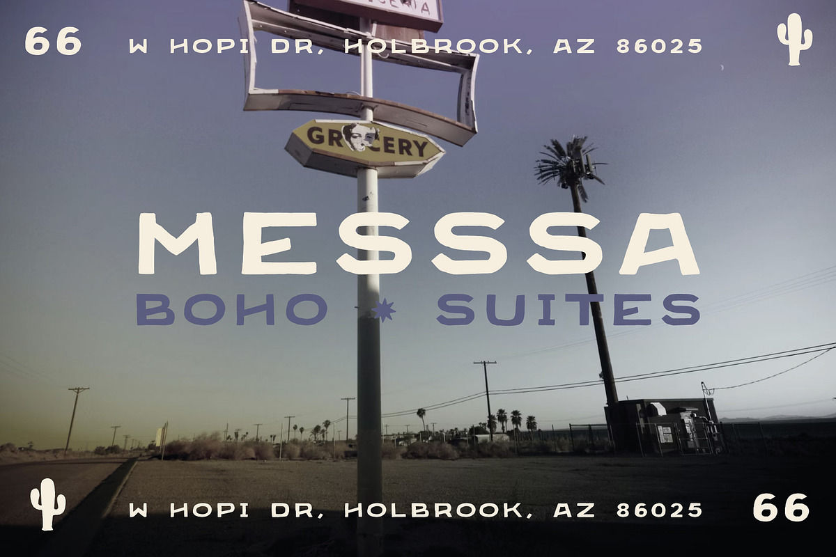 Messsa | Tex / Mex font & icons, a Sans Serif Font by Drawwwn (Photo 3 of 10)