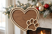 Pet Memorial Laser Cut Wood File, an Object Graphic by Libby Wishes (Thumbnail 2 of 3)