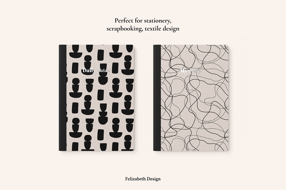 Bohemian Patterns & Backgrounds, a Pattern Graphic by Felizabeth Design (Photo 8 of 11)