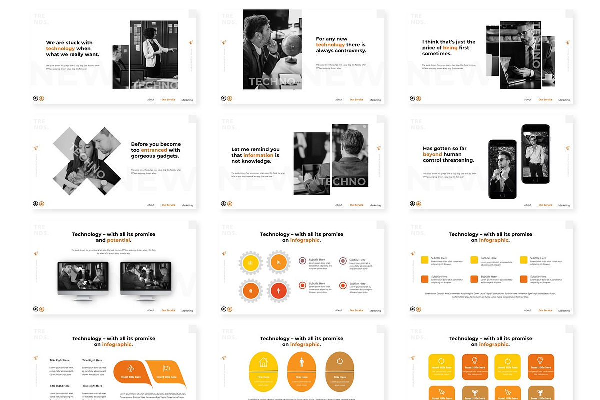 Projekei - Google Slides Template, a Presentation Template by AQR Studio