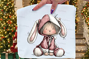 Whimsical Dolls Clipart Bundle, an Illustration by Craft Nest (Thumbnail 5 of 8)