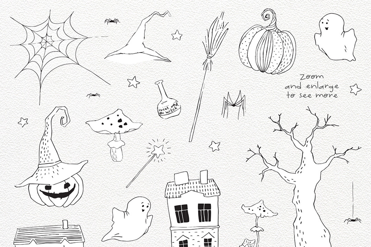 Cute Halloween Collection, an Illustration by Eva Katerina (Photo 17 of 19)