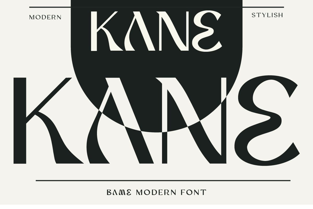 BAME Display Typeface, a Sans Serif Font by Typebae (Photo 8 of 9)