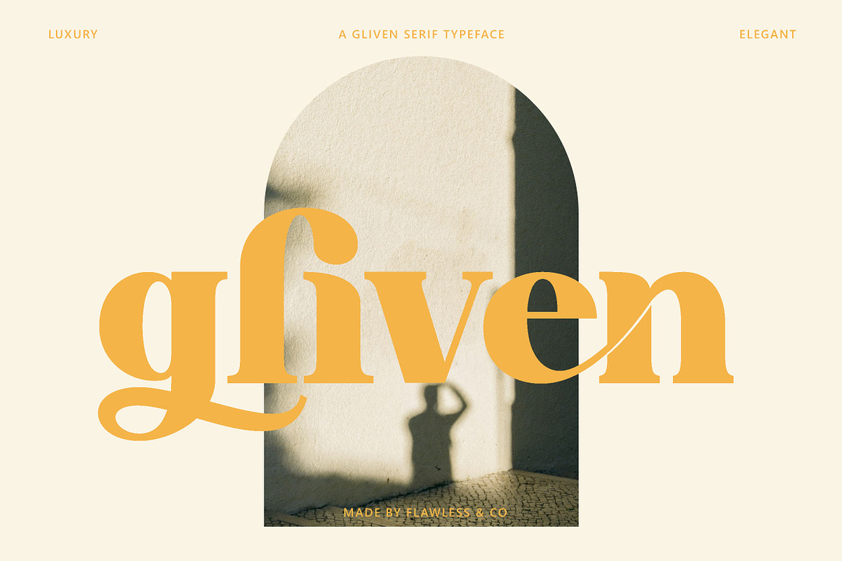 GLIVEN // New Retro Elegant, a Script Font by Flawless And Co (Photo 2 of 13)